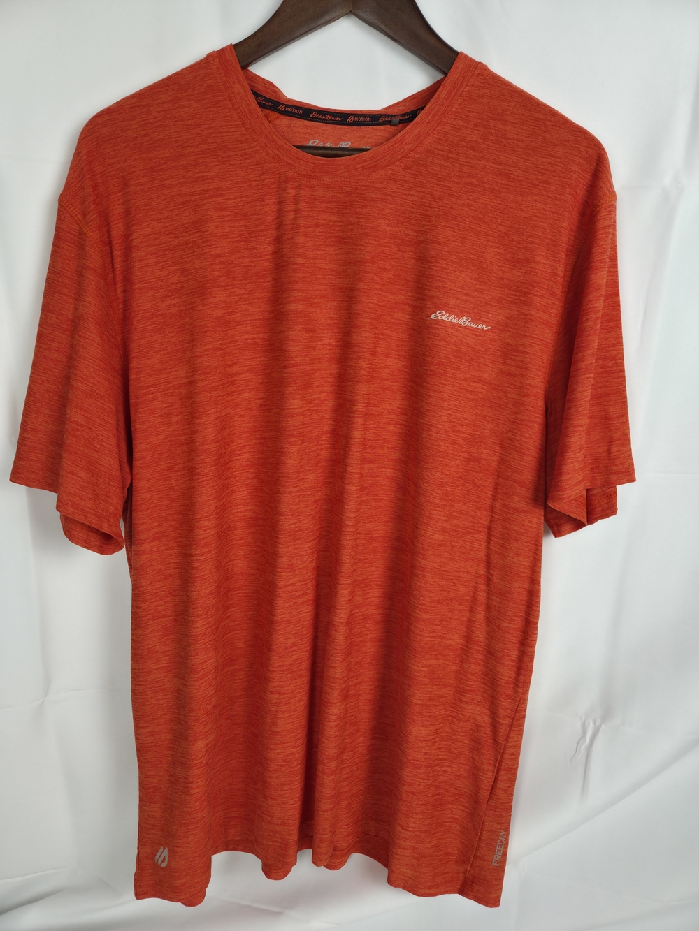 Eddie Bauer Men's Orange Short-Sleeve Performance Tee